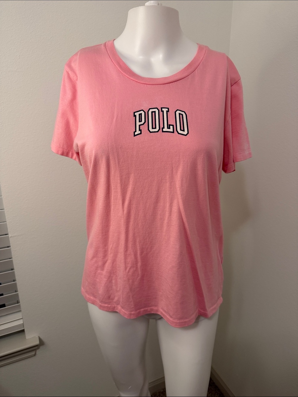 Polo by Ralph Lauren Pink Crewneck Logo Tee